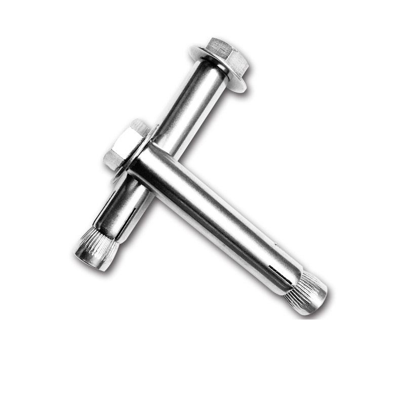 捷诺立 55230 201不锈钢内膨胀螺丝外六角墙体内胀螺栓 M8*60mm(10只装)按（包）销售