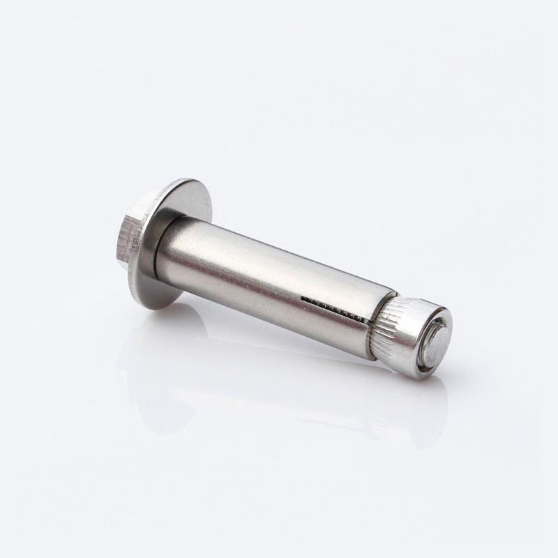 捷诺立 55272 304不锈钢内膨胀螺丝外六角墙体内胀螺栓 M12*80mm(3只)按（包）销售