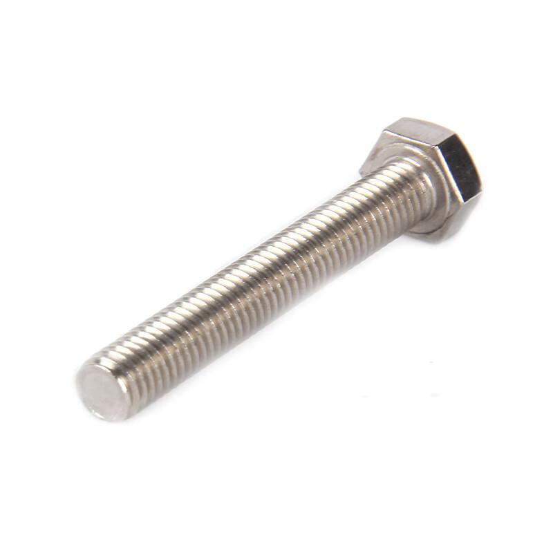 捷诺立 56216 304不锈钢外六角螺栓螺丝六棱螺杆全牙螺钉 M12*45mm(10只)按（包）销售