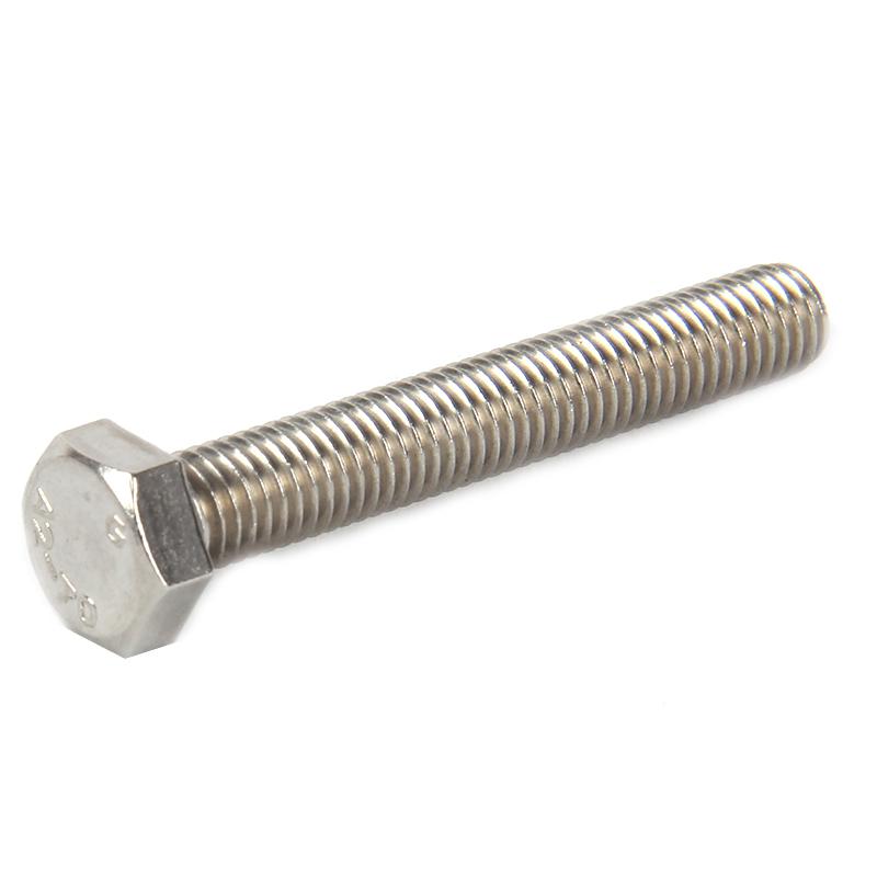 捷诺立 56231 304不锈钢外六角螺栓螺丝六棱螺杆全牙螺钉 M8*20mm(30只)按（包）销售