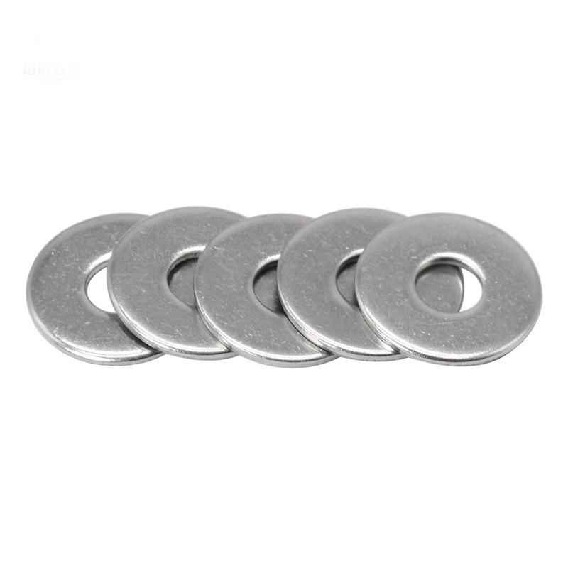 捷诺立 56439 201不锈钢大平垫加大垫圈加宽平垫片 M5*15mm*1mm(300只)按（包）销售
