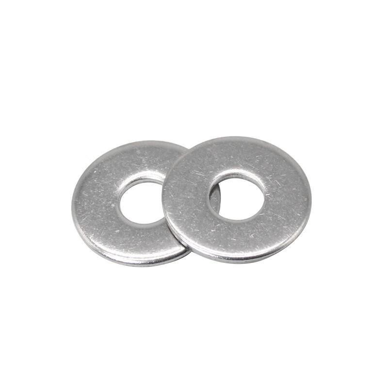 捷诺立 56443 201不锈钢大平垫加大垫圈加宽平垫片 M6*18mm*1.5mm(150只)按（包）销售
