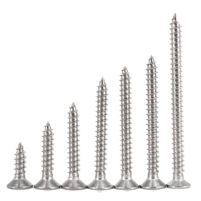 捷诺立 56737 304不锈钢自攻螺丝加长沉头十字螺丝钉 M4.2*32mm(80只)按(包)销售 捷诺立 56737 304不锈钢自攻螺丝加长沉头十字螺丝钉 M4.2*32mm(80只)按(包)销售