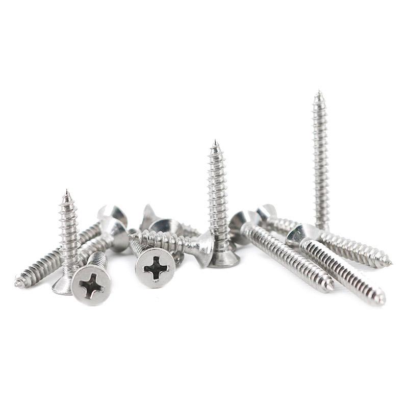 捷诺立 56738 304不锈钢自攻螺丝加长沉头十字螺丝钉 M4.2*38mm(80只)按（包）销售