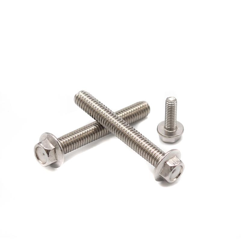 捷诺立 56987 法兰螺栓304不锈钢外六角带垫花齿防滑螺钉 M10*20mm10只按(包)销售 捷诺立 56987 法兰螺栓304不锈钢外六角带垫花齿防滑螺钉 M10*20mm10只按(包)销售