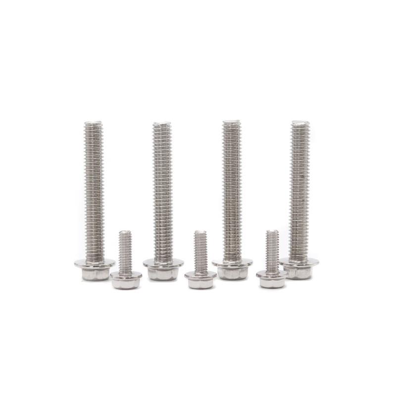 捷诺立 56987 法兰螺栓304不锈钢外六角带垫花齿防滑螺钉 M10*20mm10只按(包)销售 捷诺立 56987 法兰螺栓304不锈钢外六角带垫花齿防滑螺钉 M10*20mm10只按(包)销售