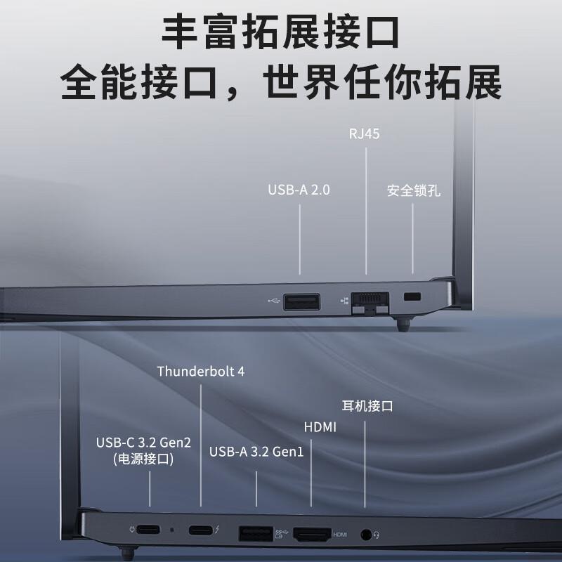 联想 ThinkPad E16 笔记本电脑 16英寸 i5-13500H W11 16GB/1TBSSD/集显/背光键盘 黑色按台销售