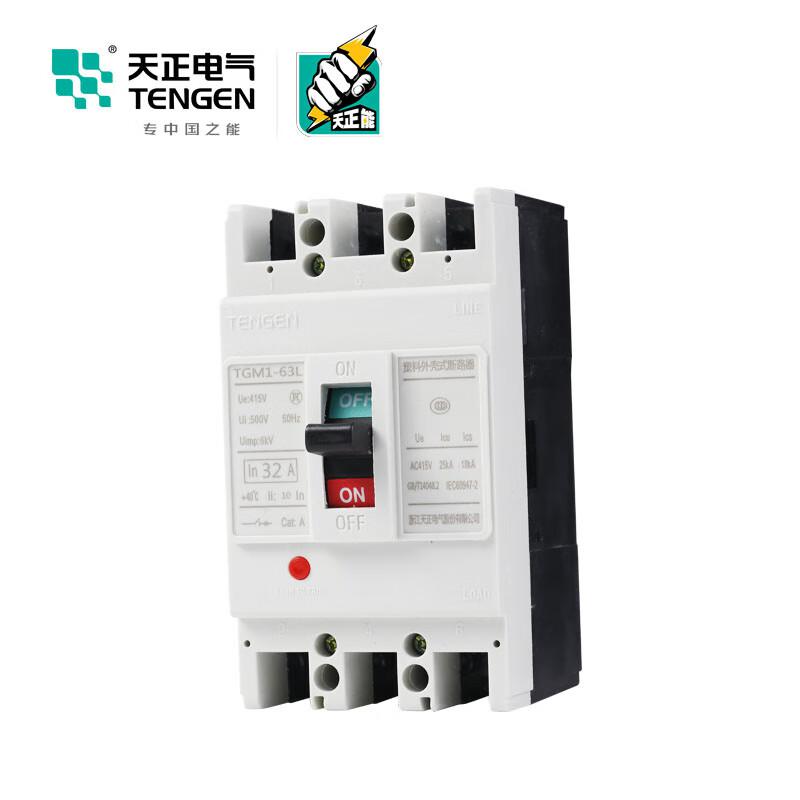 天正电气 TGM1-63L/3200 10A 塑壳断路器按（个）销售