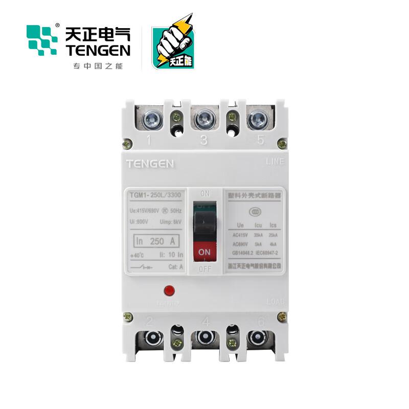 天正电气 TGM1-250L/4300B 250A 塑壳断路器按（个）销售