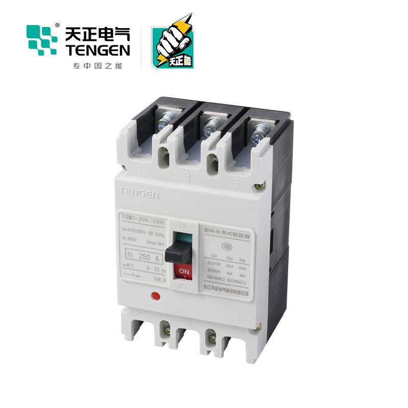 天正电气 TGM1-250L/4300B 250A 塑壳断路器按（个）销售