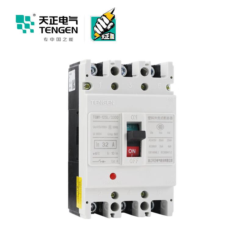 天正电气 TGM1-125L/3200 32A 塑壳断路器按（个）销售