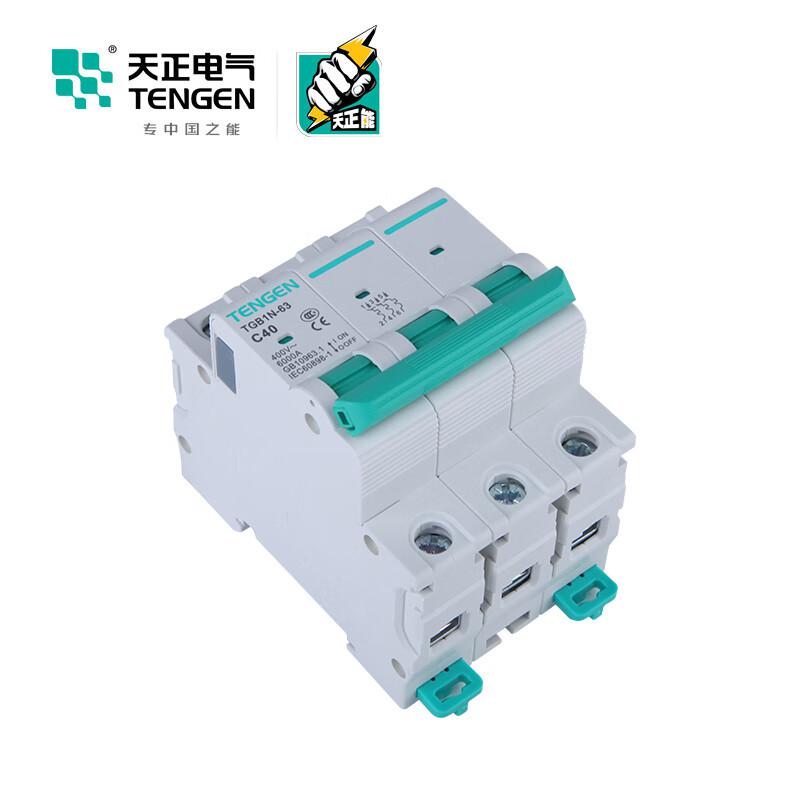 天正电气 TGB1N-63 3P C40(祥云3.0) 微型断路器按（个）销售