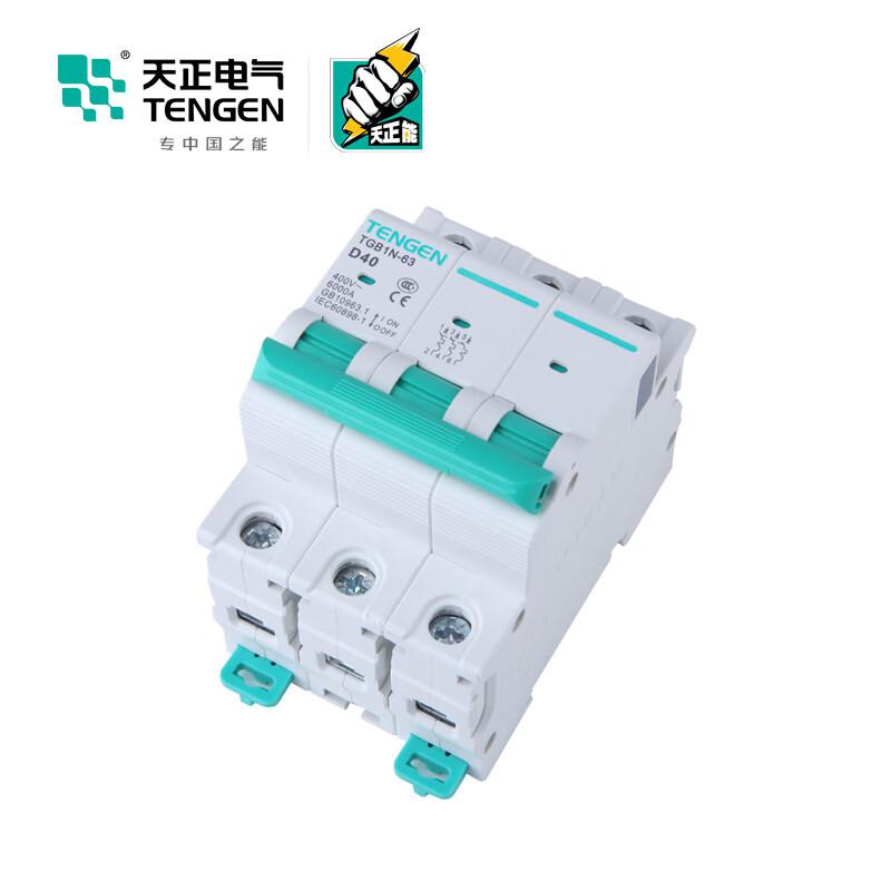 天正电气 TGB1N-63 3P D40(祥云3.0) 微型断路器按（个）销售