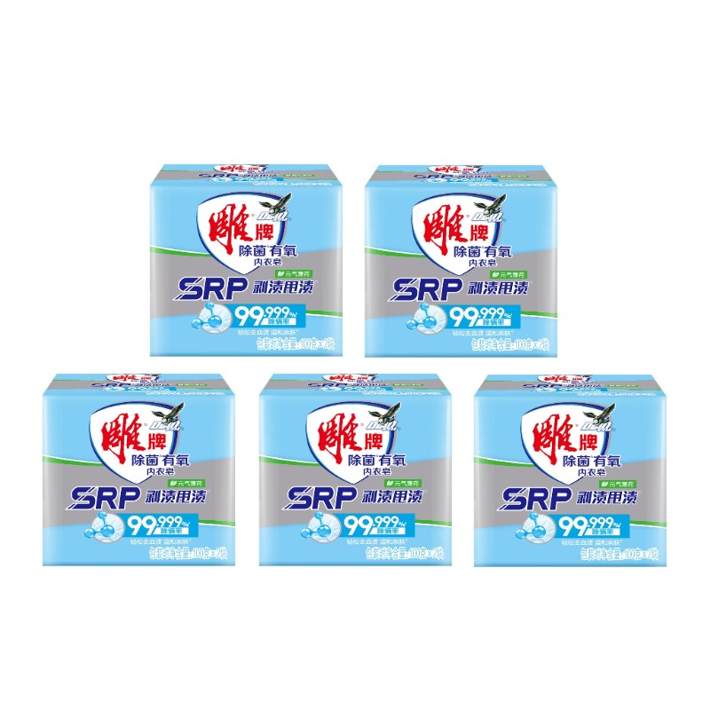 雕牌 除菌有氧内衣皂 100g*2*5组按（组）销售