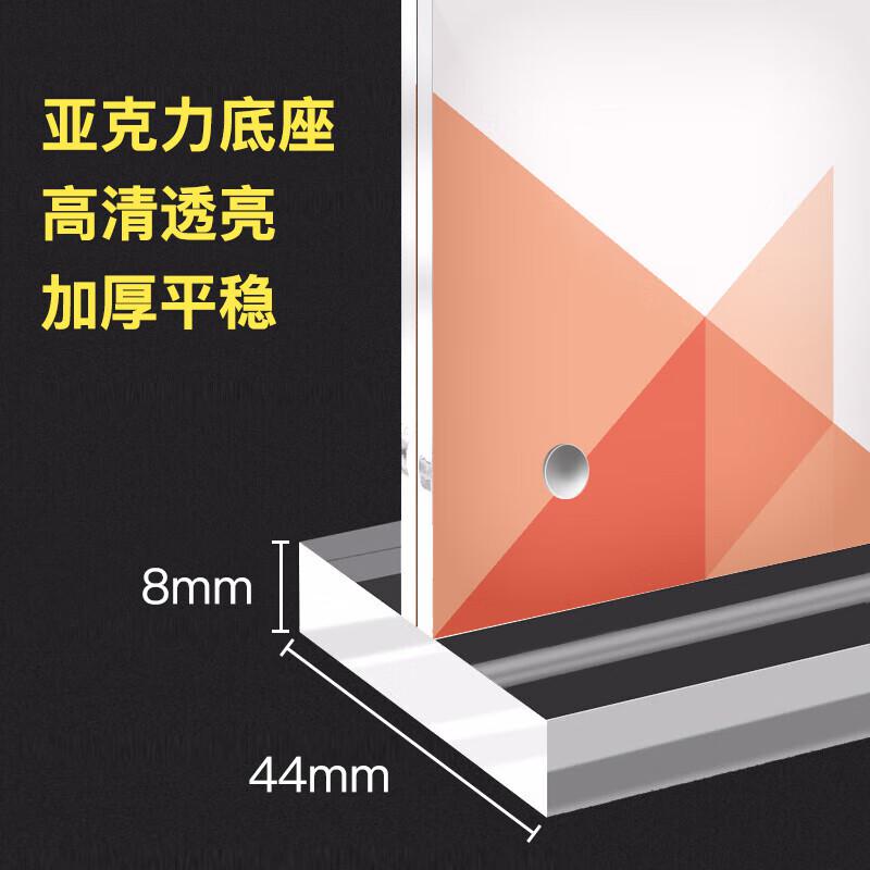 得印 8887 T型亚克力桌面展示牌 竖式 A4按（个）销售