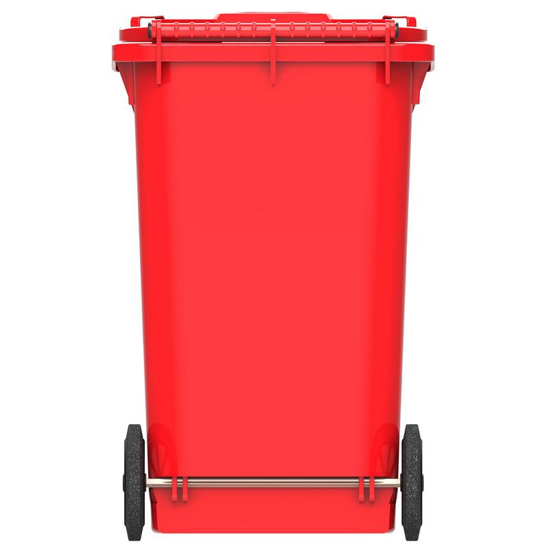 科力邦 KB5101-120L 户外垃圾桶红色新国标分类垃圾桶大号加厚120L(个) 红色按（个）销售