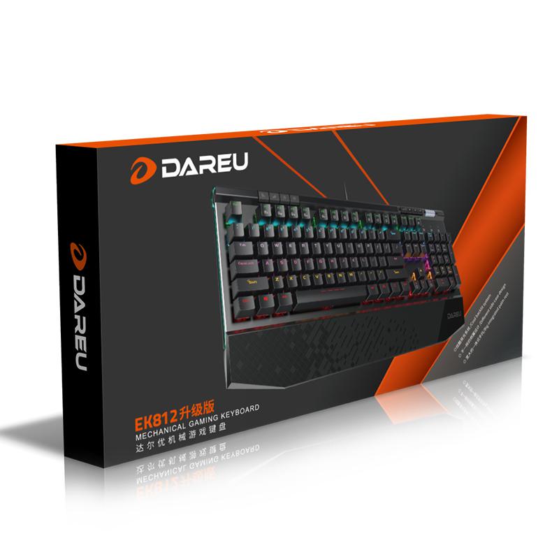 达尔优 EK812升级版 机械键盘 黑色(红轴)按个销售 达尔优 EK812升级版 机械键盘 黑色(红轴)按个销售