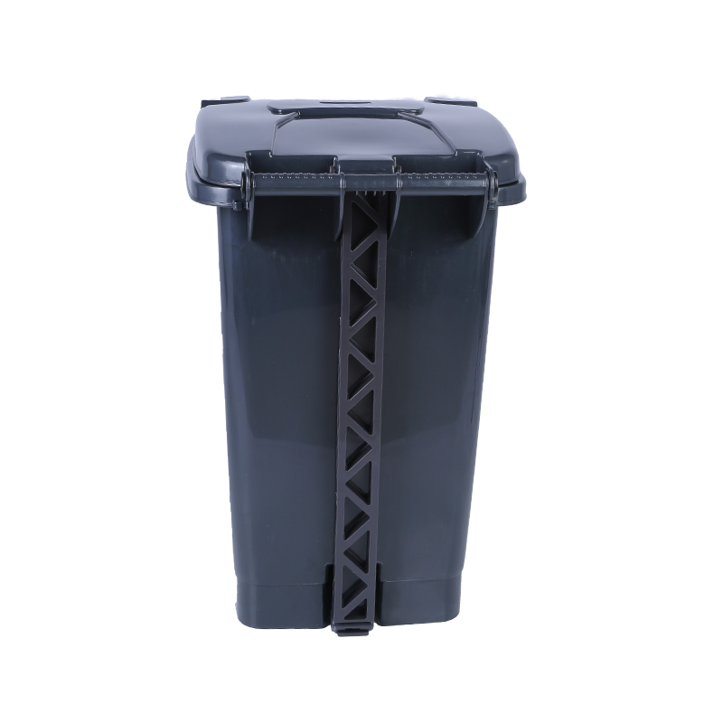 敏胤 MYL-7100U 100L 脚踏灰桶灰盖通用标垃圾桶 灰黑色按个销售