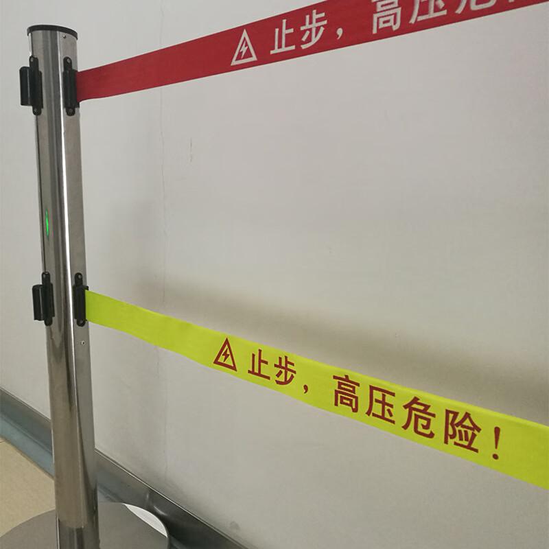 苏识 双层5米不锈钢 双层伸缩带隔离柱 1米高不锈钢5米线按（套）销售