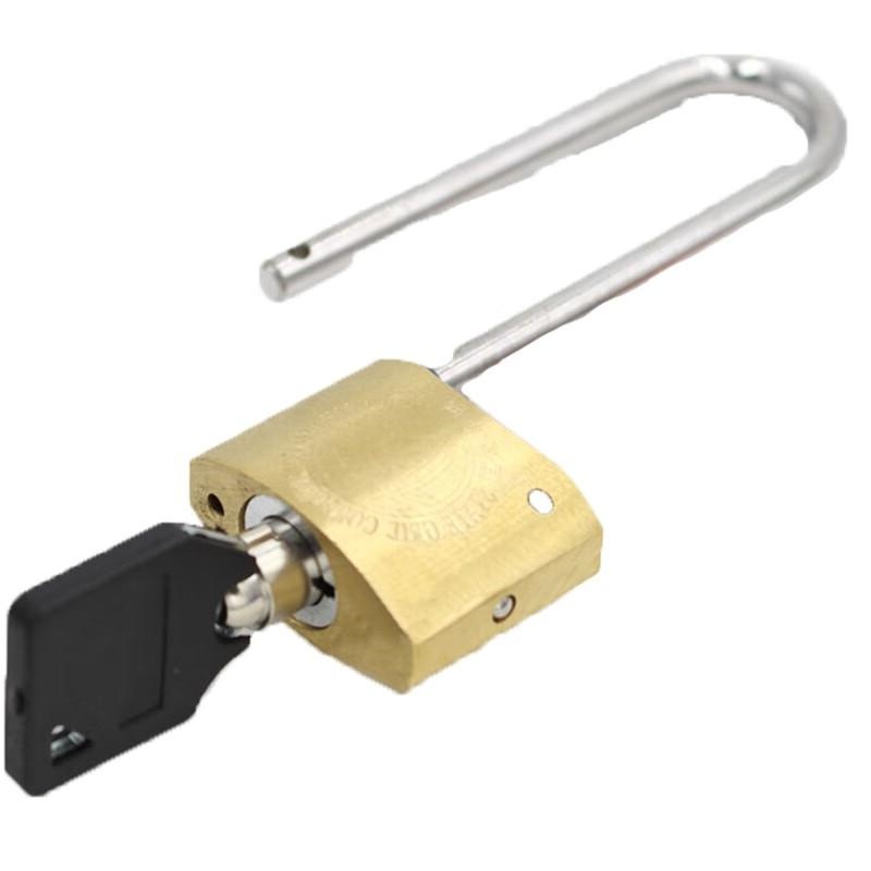 苏识 WJ0046 35mm梅花铜锁 通开挂锁 电力表箱锁 锁勾60mm  2个起订按（个）销售