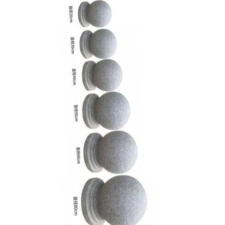 苏识 1410395 路障石球 Φ40cm 芝麻灰按(个)销售 苏识 1410395 路障石球 Φ40cm 芝麻灰按(个)销售