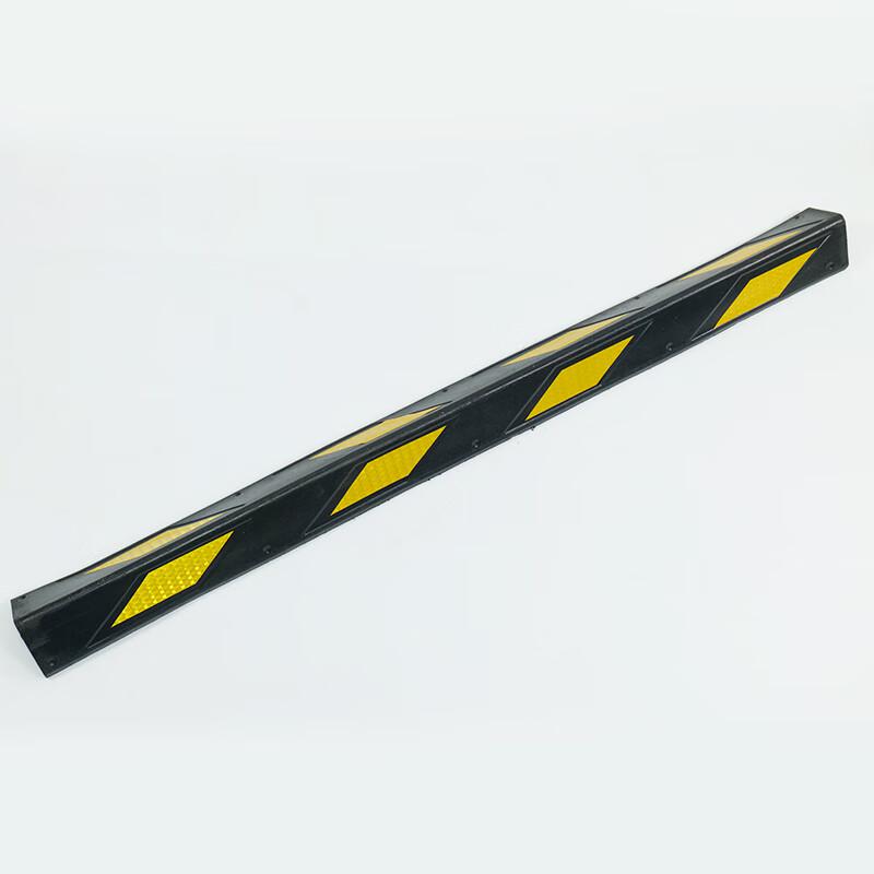冰禹 BYlf-544 橡胶护墙角 反光防撞护角条柱子保护条 10*1200*93mm  2根起订按根销售
