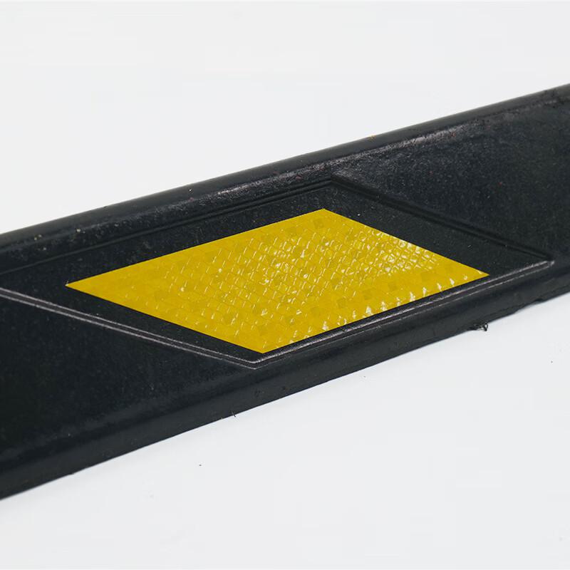 冰禹 BYlf-544 橡胶护墙角 反光防撞护角条柱子保护条 10*1200*93mm  2根起订按根销售