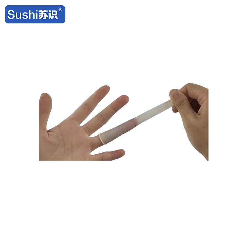 苏识 3490015 一次性无粉指套 M码 白色 500克/包按（包）销售