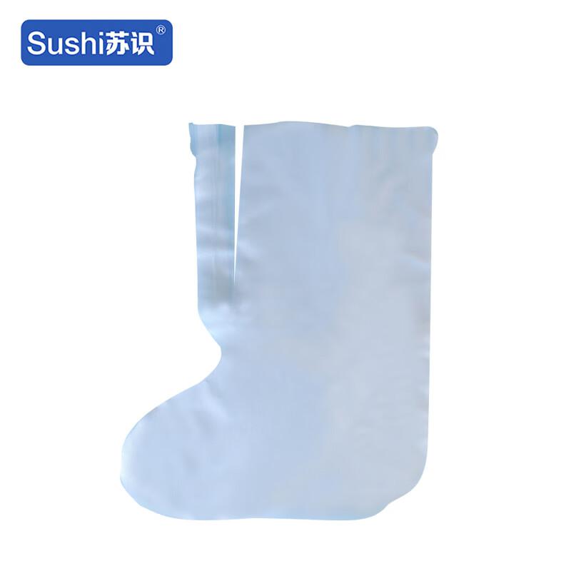苏识 3132257 一次塑料性鞋套高筒透明橡筋款 均码  500只/件按（件）销售