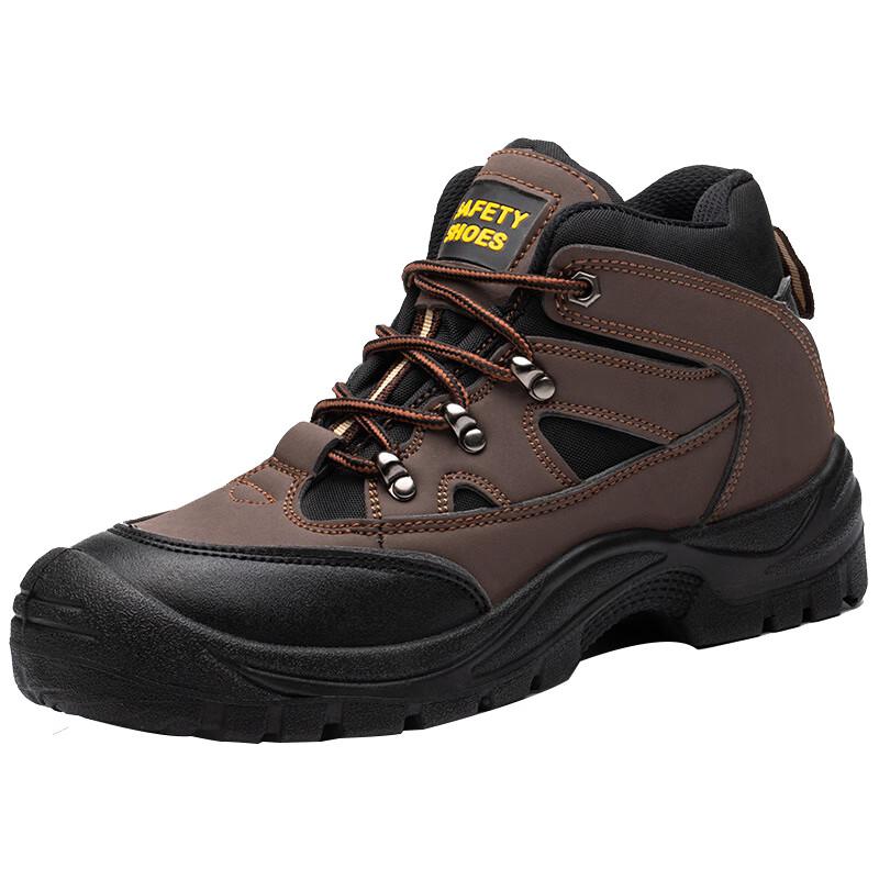 苏识 3110353 HD011防砸防刺穿耐油耐酸碱安全鞋 45码 棕色按（双）销售