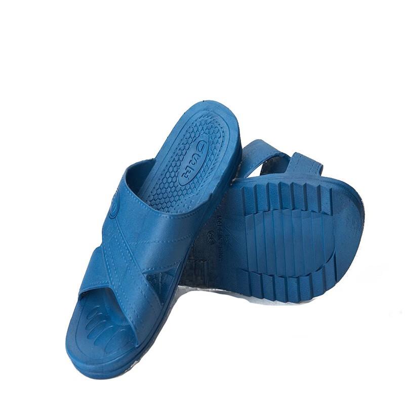 苏识 3140034 防静电拖鞋PVC底 40码 蓝黑色按(双)销售 苏识 3140034 防静电拖鞋PVC底 40码 蓝黑色按(双)销售