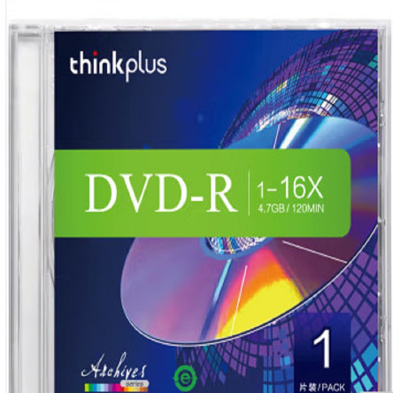 联想 DVD-R 空白光盘/刻录盘 16速4.7GB  台产档案系列 单片盒装 10片/包按（包）销售