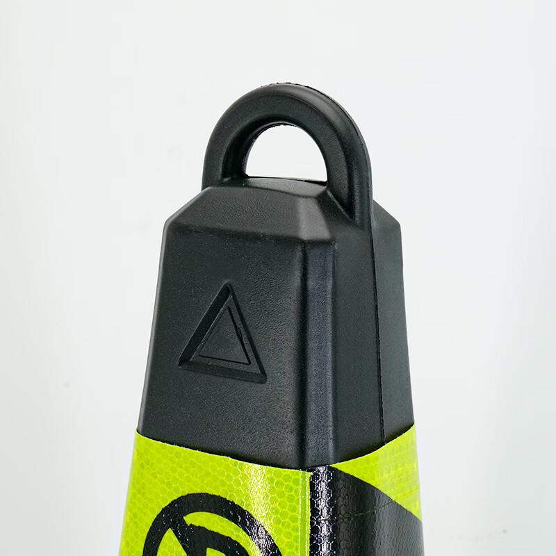 海斯迪克 gnjz-1055 塑料方锥 （黄黑禁止停车）63×28×28cm  2个起订按个销售