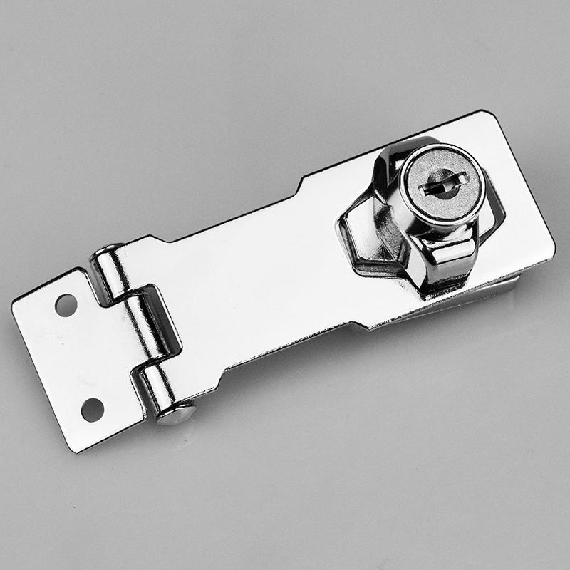 海斯迪克 gnjz-391 信箱锁 柜门锁柜锁抽屉锁带锁锁牌 4寸（2个）配螺丝按组销售
