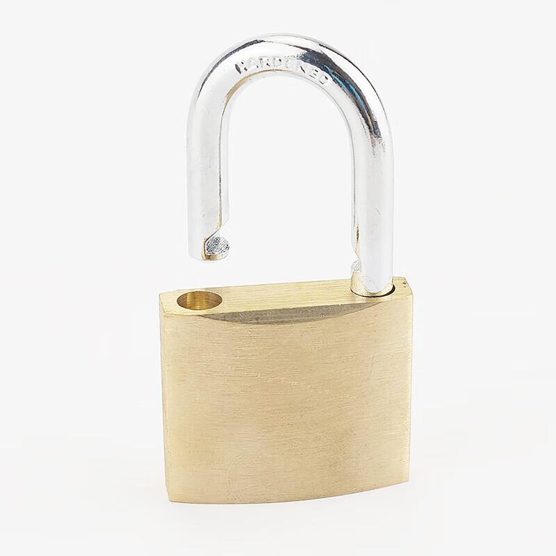 海斯迪克 HKT-237 黄铜挂锁 电力表箱锁 32mm短梁通开  2把起订按把销售