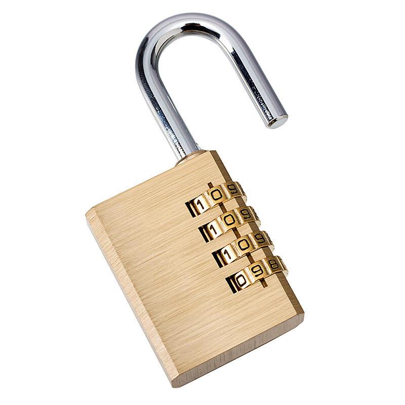 海斯迪克 HKT-248 黄铜挂锁 密码锁 行李箱防盗锁 4轮(大号)按把销售 海斯迪克 HKT-248 黄铜挂锁 密码锁 行李箱防盗锁 4轮(大号)按把销售