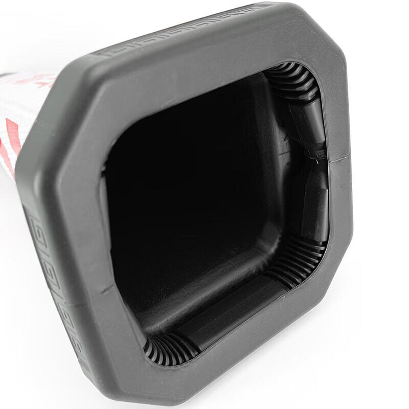 海斯迪克 塑料方锥 隔离墩路障 交通路锥 66.5×31×31cm侧环款 黄黑无字按个销售