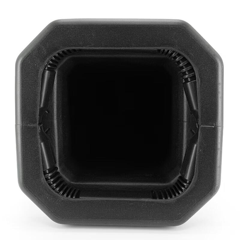 海斯迪克 HKQL-33 塑料方锥侧环款 隔离墩路障雪糕筒 66.5×31×31cm 红白 禁止停车按个销售