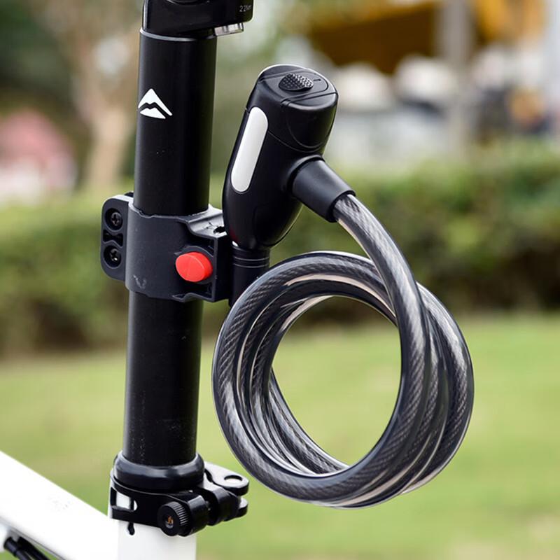 海斯迪克 HKT-179 自行车锁 山地单车电动车锁 亮黑1.2米按个销售 海斯迪克 HKT-179 自行车锁 山地单车电动车锁 亮黑1.2米按个销售