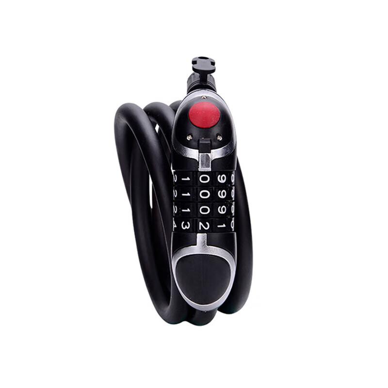 海斯迪克 HKQL-99 自行车锁 山地单车电动车锁 夜光密码锁 1.2米按个销售