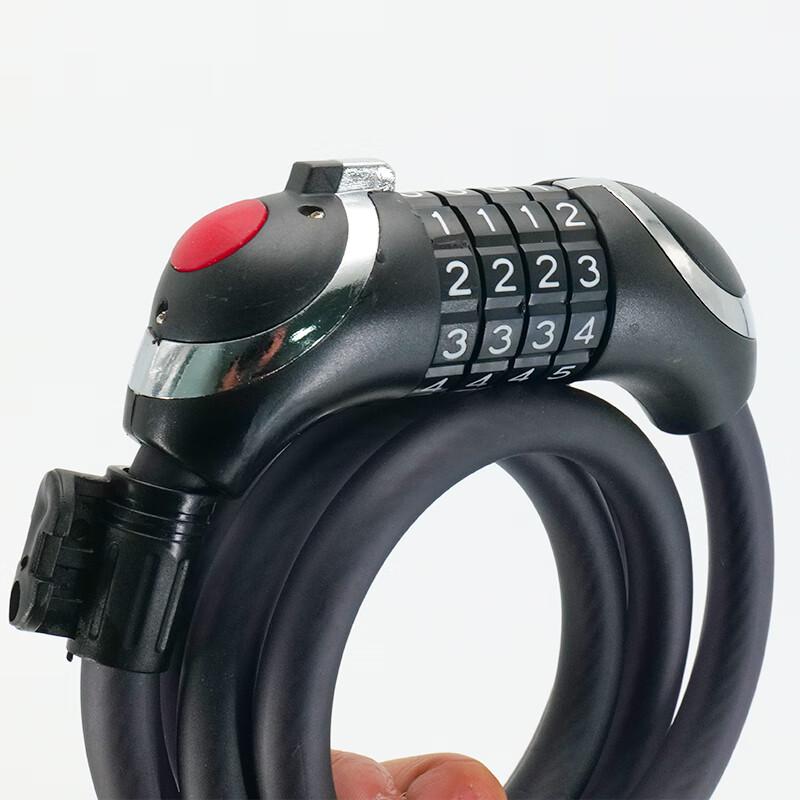 海斯迪克 HKQL-99 自行车锁 山地单车电动车锁 夜光密码锁 1.2米按个销售 海斯迪克 HKQL-99 自行车锁 山地单车电动车锁 夜光密码锁 1.2米按个销售