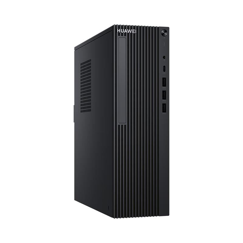 华为 W515x-B016 台式电脑主机 麒麟试用版 三年维保 麒麟9000C 8GB+256GB SSD+1TB HDD 黑色 KOS无WIFI有光驱按台销售