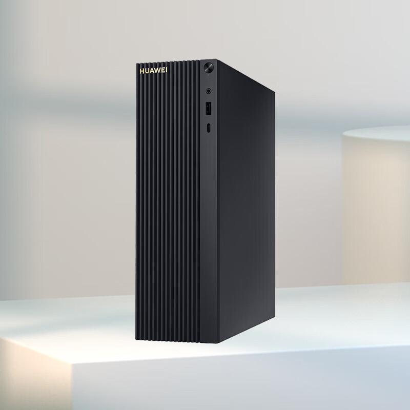 华为 华为擎云W585x-A021 台式电脑主机 KOS无WIFI无光驱 麒麟9000C 8GB+256GB+1TB 黑色 麒麟试用版 三年维保按台销售