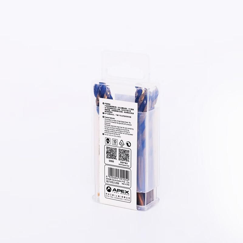 世达 52660 高速钢全磨制黑金麻花钻套装 10件套 6.0MM按（套）销售