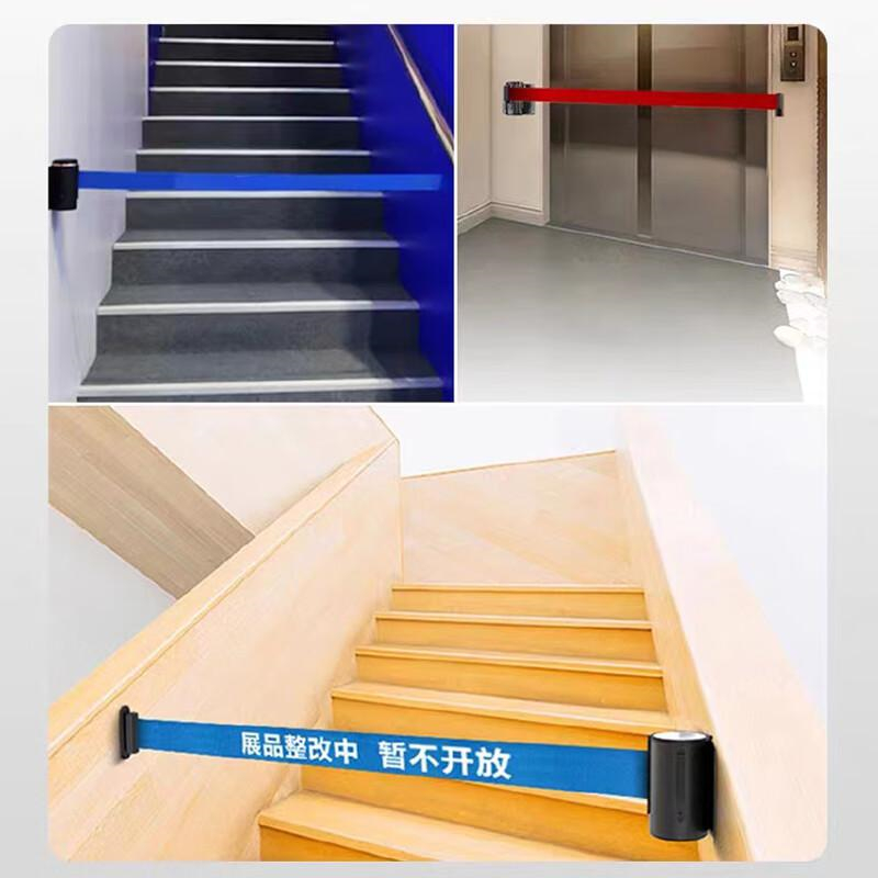 月桐 YT-BG13 加厚不锈钢壁挂式伸缩带警戒带一米线隔离杆 伸缩带长5m 红色伸缩带 2个起订按个销售 月桐 YT-BG13 加厚不锈钢壁挂式伸缩带警戒带一米线隔离杆 伸缩带长5m 红色伸缩带 2个起订按个销售