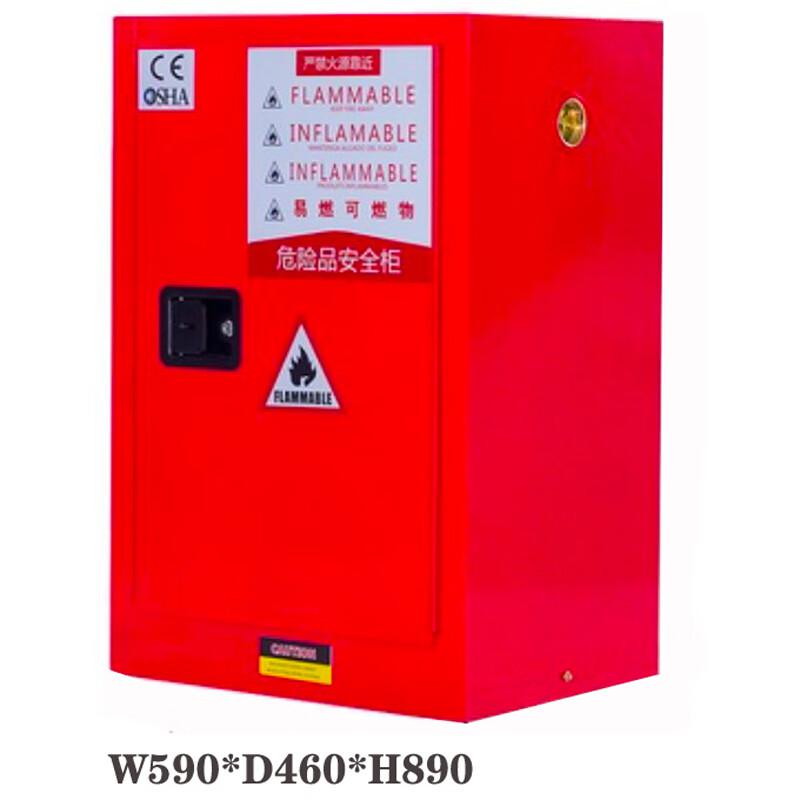 谷司帝 GI-AQG012R 可燃危险品防爆柜安全柜 红色 12gal 红色按（台）销售