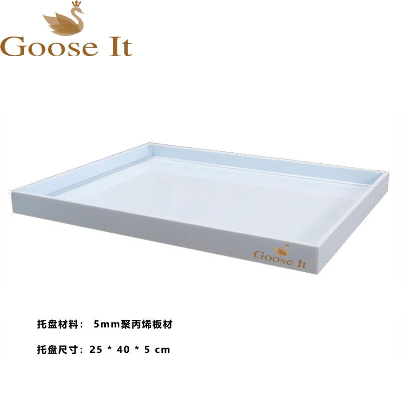 谷司帝 GI-PPTP402505 PP托盘 25×40×5cm 瓷白色按个销售