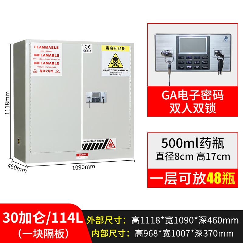 谷司帝 GI-DMG030 毒麻药品柜 30gal(110L) 白色按台销售