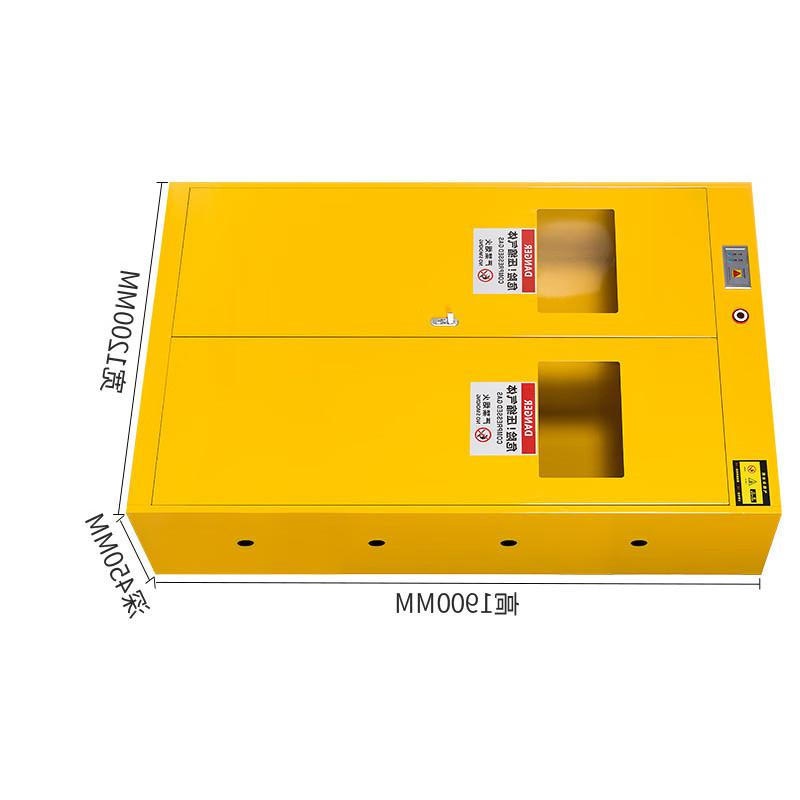 谷司帝 GI-QPG0301-W 白色气瓶柜 一代报警三瓶 1900×1200×450mm 白色按（台）销售