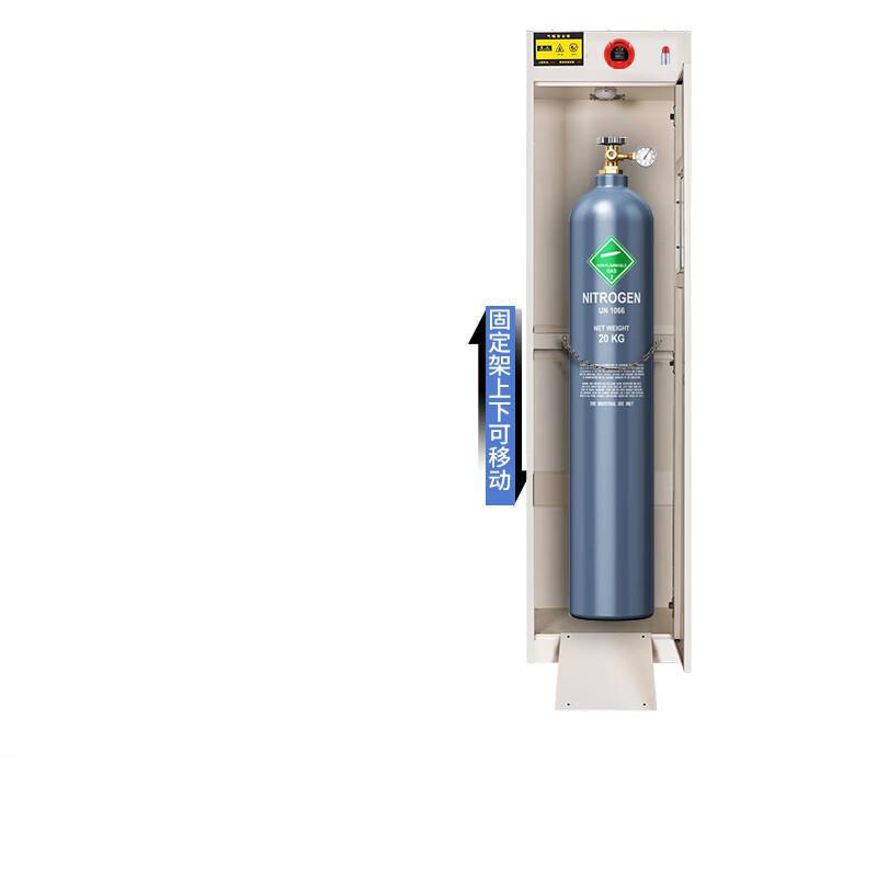 谷司帝 GI-EX0110-W 全防爆单瓶气瓶柜氢气 W500*D450*H1900mm 白色按个销售